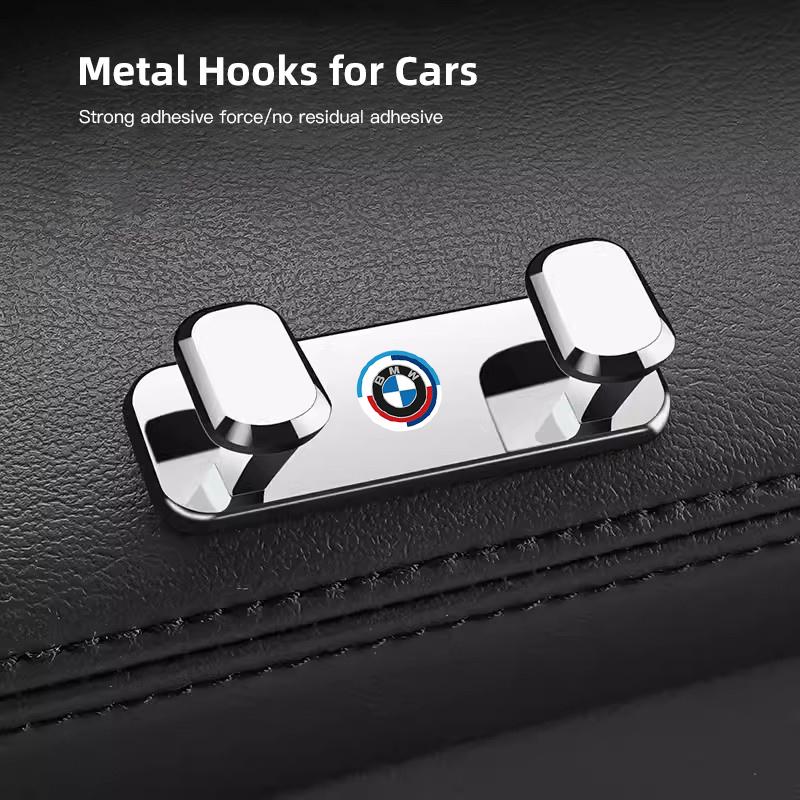 Zinc alloy Car Hook Randomly Pasted Storage Bracket Sticker For BMW X1 X3 X4 X5 E46 E90 F20 E60 E39 F10 M1 M2 M3 M5 M6 E87 M E36 TC9