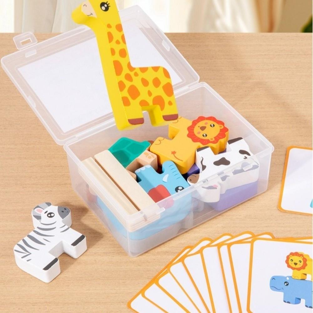 Stacking Layer Shape Matching Puzzle Sensory Play Balance Toy Gifts For Children
