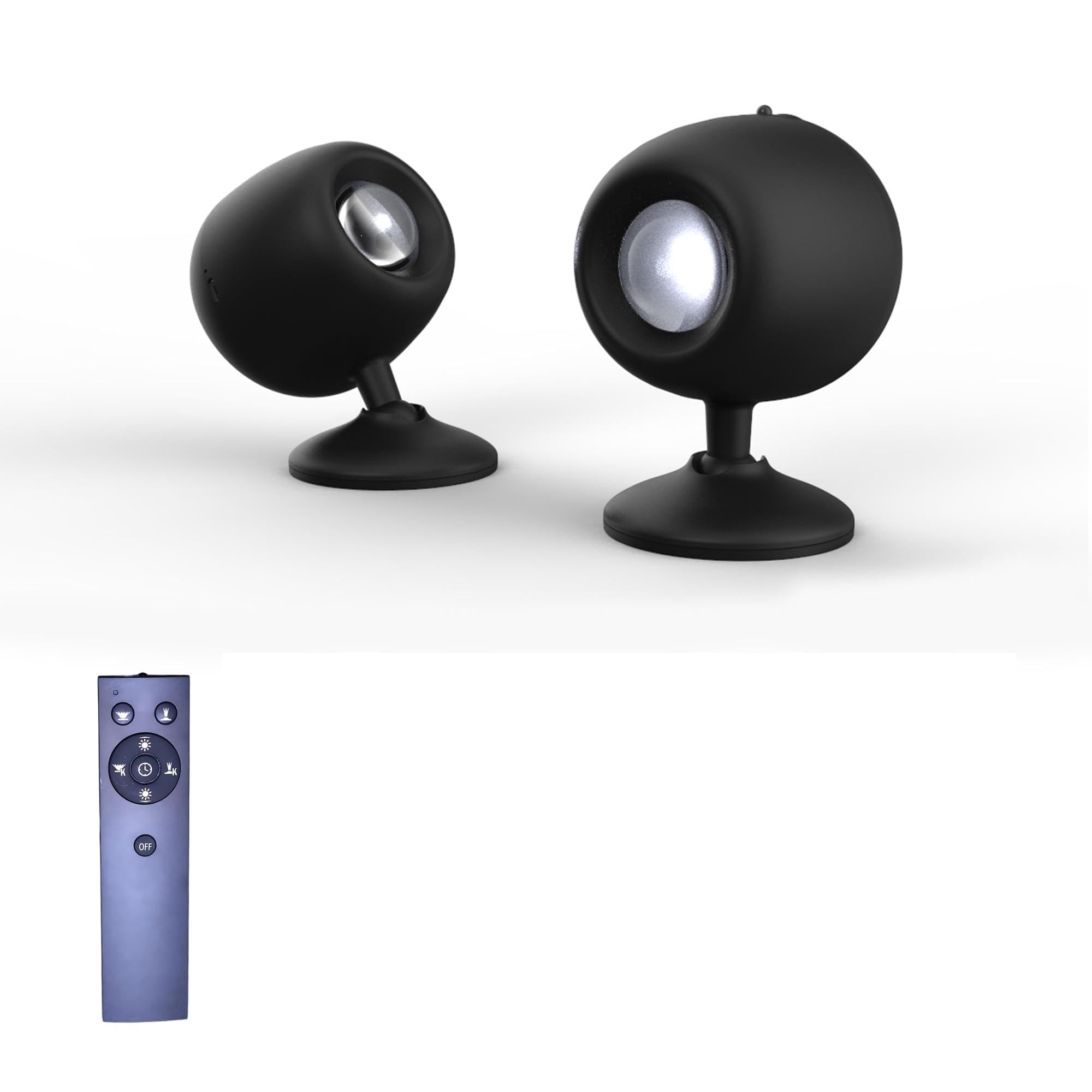 

Soramee LED Wall-Mounted Bracket Light, Spotlight, Dimmable, Color-Adjustable, No Installation Required, Type-C Rechargeable, 360-Degree Adjustable