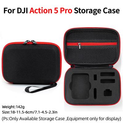 Storage Bag For DJI Osmo Action 5 Pro Sports Camera Pressure And Shock Resistant Dust Resistant EVA  Storage Bag Accessaries