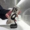 360° Adjustable Magnetic Phone Holder, Suitable for Car Desktop Use, Compatible with iPhone 16/15/14/12 Series, Portable Foldable Car Mount