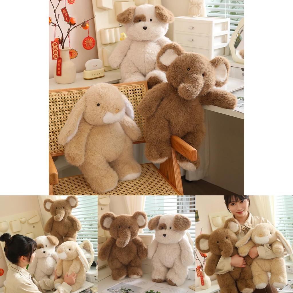 Cute Large-eared Bunny Plush Doll Soft Stuffed Toy Perfect For Kids Bedtime Snuggles