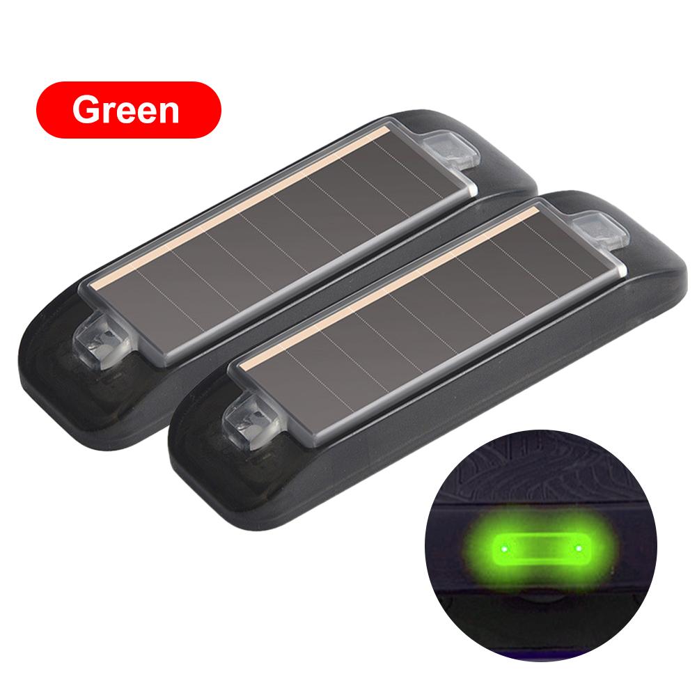 Car Warning Light Solar LED Red And Blue Flash Warning Light Night Anti-Rearend Bicycle Motorcycle Accessories