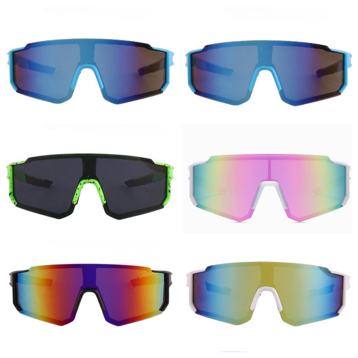 

6pcs UV400 Cycling Sunglasses MTB Bike Shades Sunglass Outdoor Bicycle Glasses Goggles Accessories Cycling Sunglasses