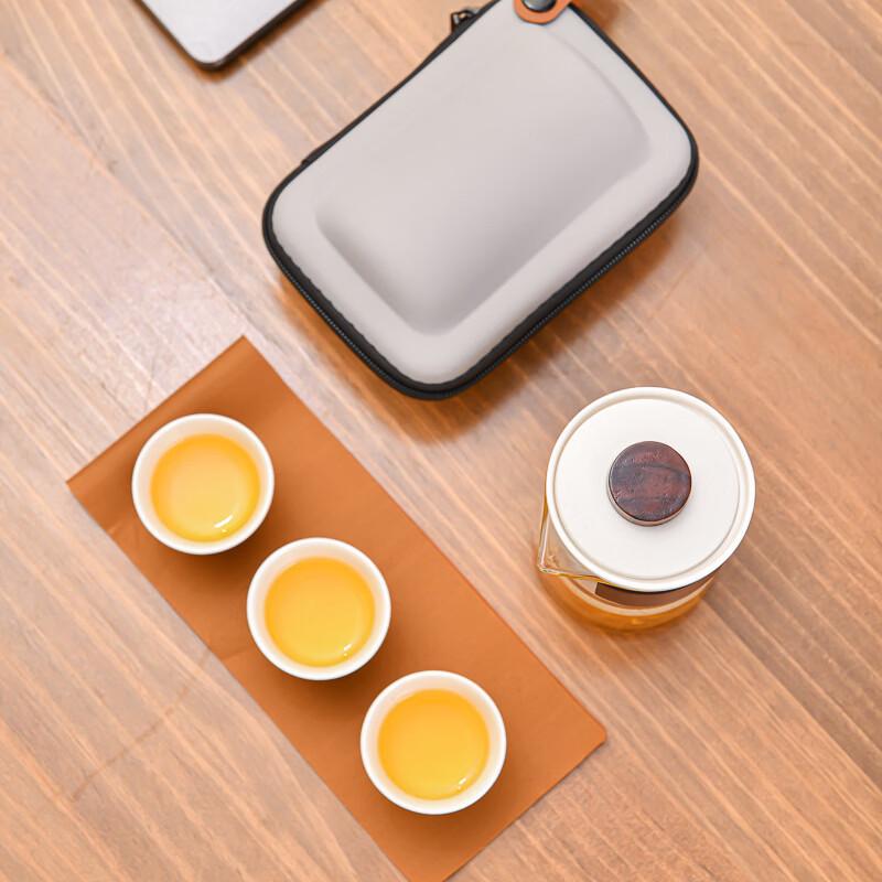 Yuzhuxun Nordic Glass Travel Tea Set