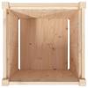 Plant Pot 50x50x50 Cm Solid Pine Wood