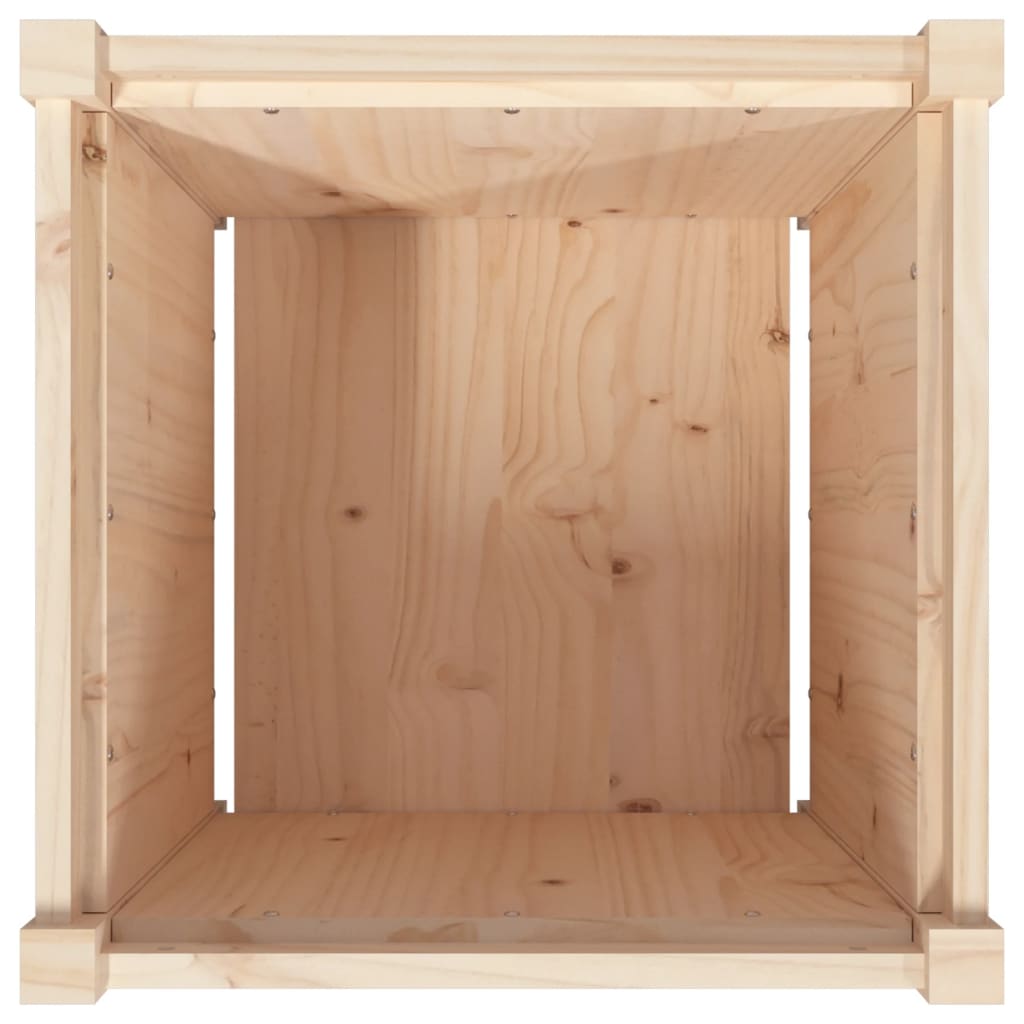 Plant Pot 50x50x50 Cm Solid Pine Wood