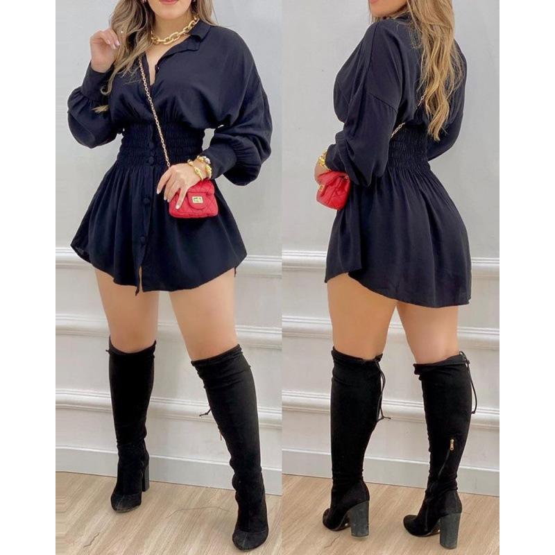 Plus-size Kobiety Luźne Długie Rękawy Tuniki Bluzki Casualowe Koszula Plus Size Lato Elegancka Bluzka Moda Uliczna