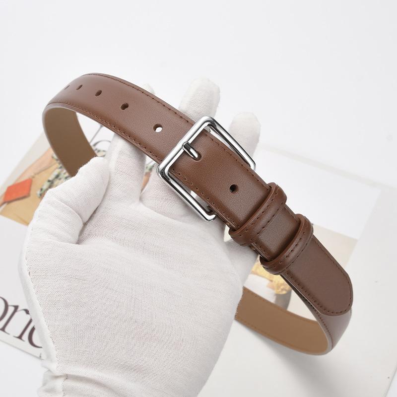 Dámský opasek s přezkou Dámská dekorace k šatům Široký Nový Univerzální Džínový opasek Ins Trendy Kalhoty