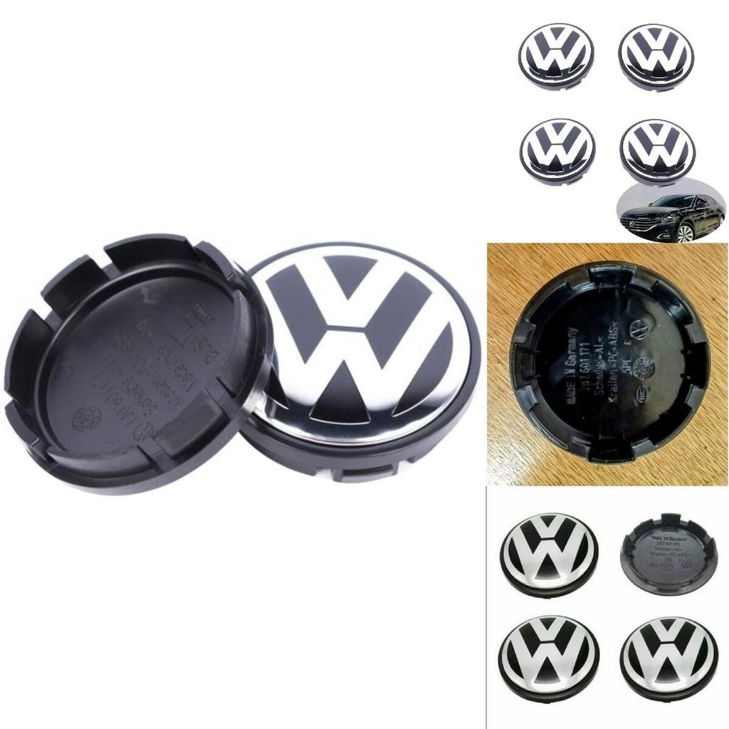 Kołpak Volkswagen 2,6 cala Wysoki połysk Mocne tworzywo ABS Idealny zamiennik dla zgubionych emblematów
