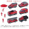 Huang Yem Fire Truck Toy Car, Kids Mini Pullback Emergency Rescue Vehicle Set, Great Gift for Boys and Girls, Birthday or Christmas