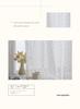TEMU Translucent Chiffon Butterfly Floral Curtains for Bay Windows & Living Rooms