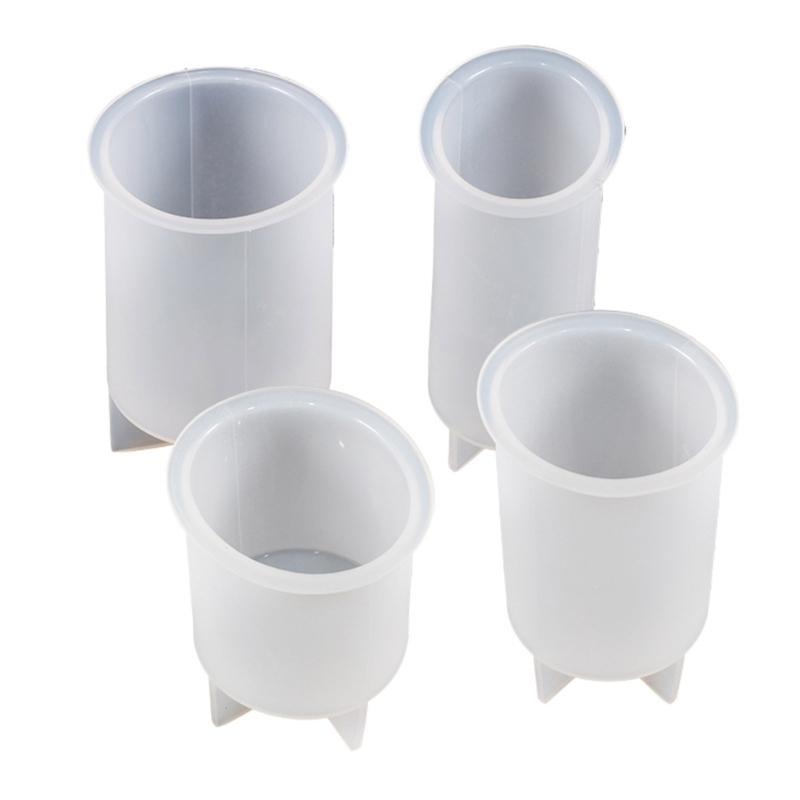 Zylinder Kerze Silikonform für Kerzenherstellung, Säulen Aromatherapie Kerze Harzform Epoxidharz Gussform für Seife