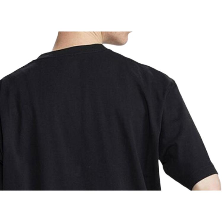 Uniqlo Cartoon Print Round Neck Short Sleeve T-Shirt Men Tops Black 427487-09