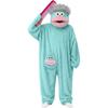Children's Funny Pajama Jumpsuit with Hair Comb for Loungewear and Sleepwear
