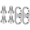 Mountain Bike Pedal Cleats Mounting Screws and Washers Titanium Alloy Cycling Accessory