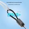 Multifunctional PD 60W Type C Fast Charging Short Cable Portable TPE Material Cord for Home Travel Student Use