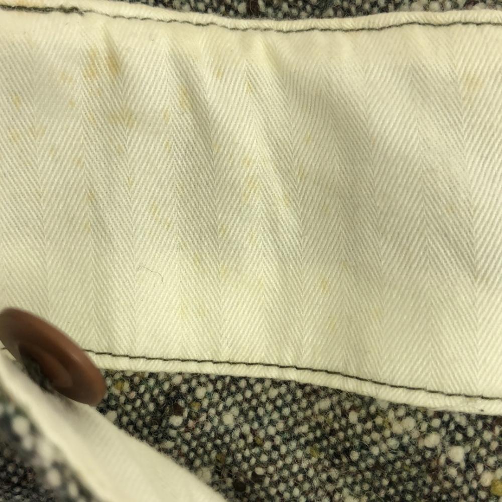 BEAMS BOY Made in Japan Wool Blend Nep pants suit Setup boy Green system Women Used