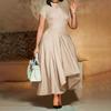 Summer Fashion Temperament High Waist Banquet Swing Dress Elegant Party Dress