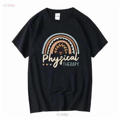 Physiotherapie T-Shirt Therapeut PT Physiotherapie Physiotherapeut lang- oder kurzärmelig vintage gewaschen Streetwear dehnbar