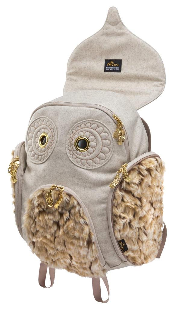 Owl Classic Flannel Fur L size WHT [MORN CREATIONS]