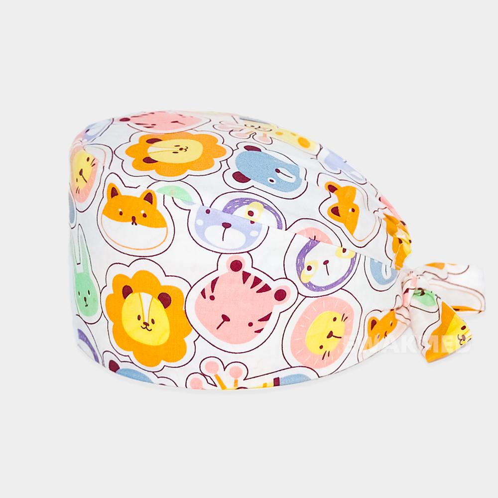 

Мягкая шапочка для женщин и мужчин с мультяшным принтом, скрабы, шляпа для женщин, хирургическая шляпа, шляпа медсестры, врача, операционная, аксессуары для кормления One Size