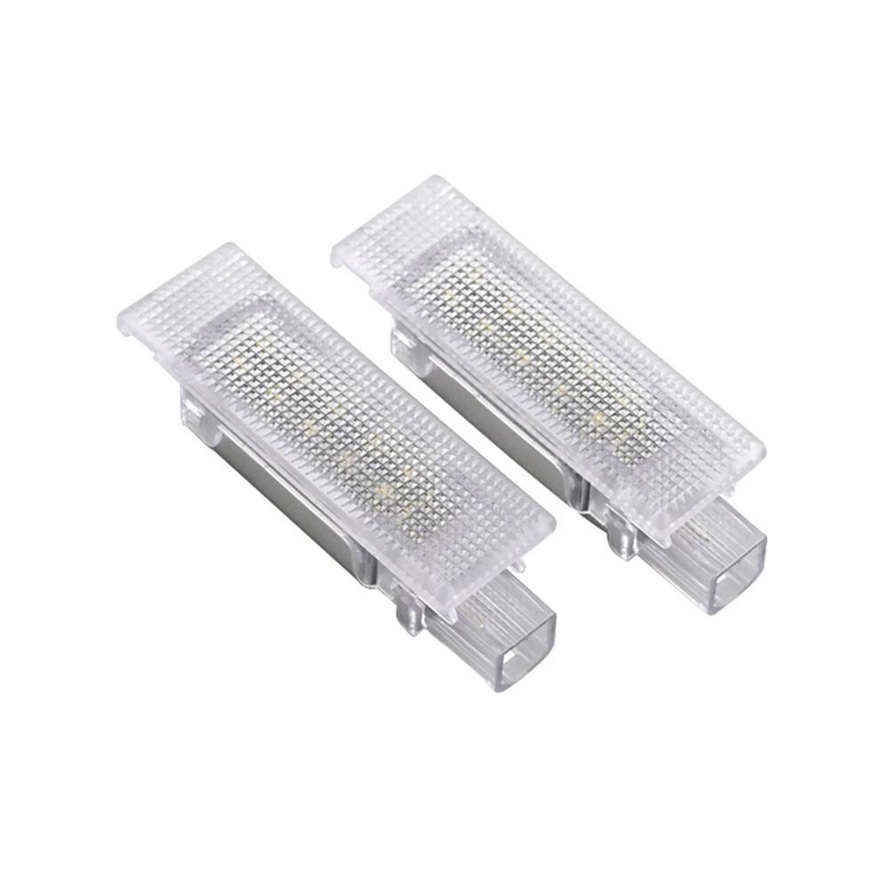 Trunk Boot Lamps 2 Pack for Fiat 500 500X 500L For Panda Punto Linea Stilo Idea Grande Punto 2003-2025 white plastic