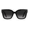 Lunettes de soleil - Marc Jacobs - MARC 658/S BLACK - Aviator - Protection 3 - Verres gris
