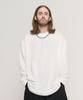 CARGOBROS Round Overfit Long Sleeve Knit (White)