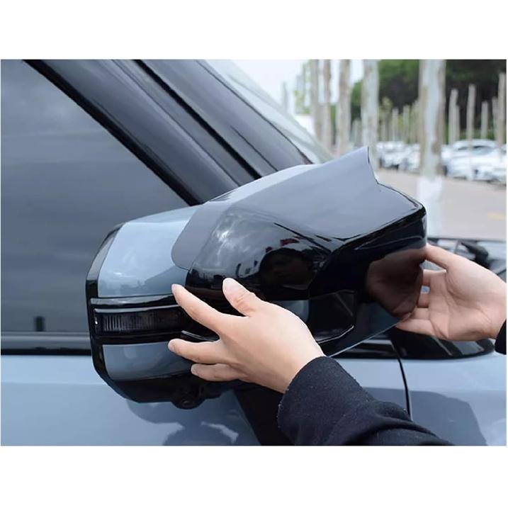 Compatible For Chery Jetour Traveller 2023 2024 Jetour T2 Rear View Side Mirror Cover Off-Road Decoration Modification Accessories(Bright black)