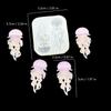 Silicone Nails Embellishment Molds Jellyfish Shape Accessory Crafting Molds Suitable for Beauty Enthusiasts Present