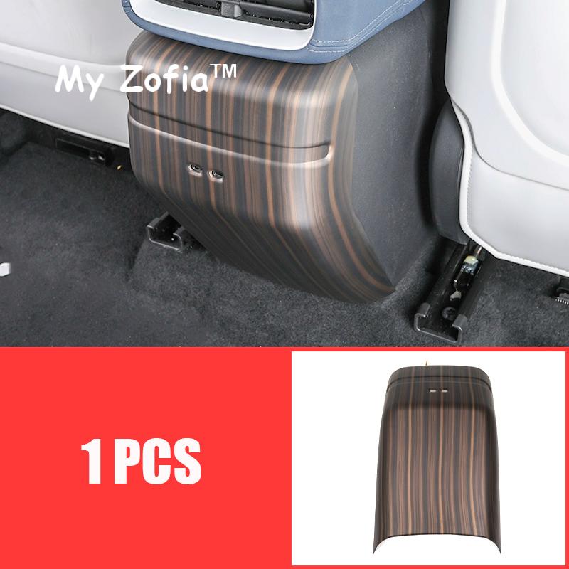 For Xpeng G6 2023 2024 Xiaopeng G6 Car Rear Anti Kick Pad Armrest Box Protective Cover ABS Interior Modification Accessories