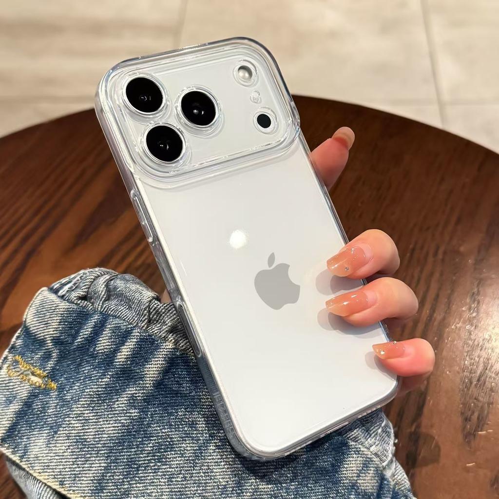 Transparent Space Case for IPhone 17 Pro Max, Apple 16e/17 Pro Soft Case, 17 Air Minimalist Design