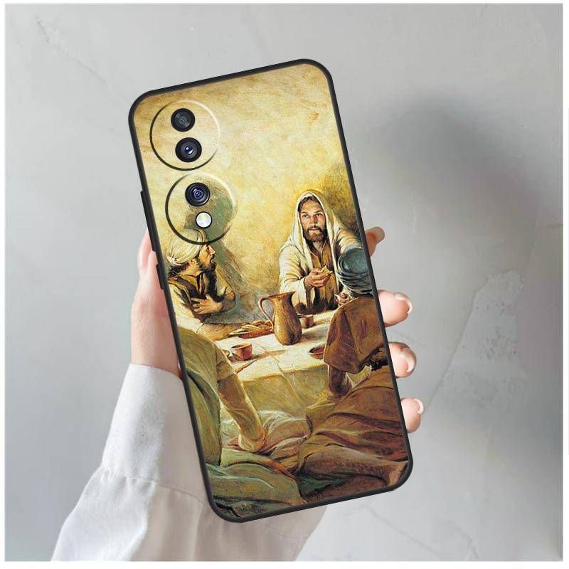 God Jesus Case For Honor Magic 6 Pro 50 70 90 Lite Magic 5 Pro X7 X8 X9 X6a X7a X8a X9a X8b X9b Cover