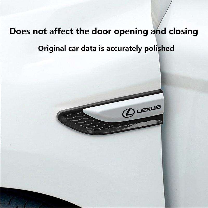 Car Body Protective Sticker Car Fender Side Blade Badge for Lexus CT200h F sport ES LS IS GS LC RC RX UX NX LX Car Accessories