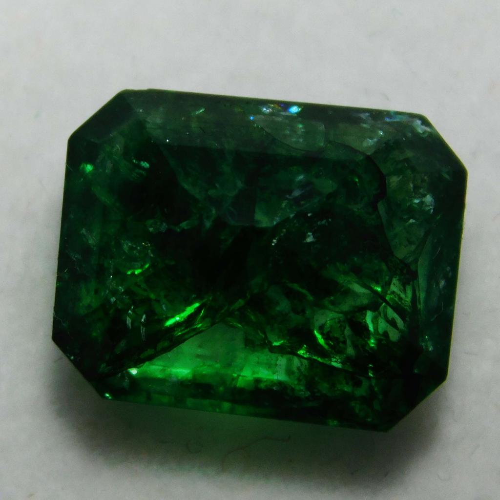 Natural Green Emerald Loose Gemstone Emerald Cut 7 ct Colombian for Jewelry Making and Crafts