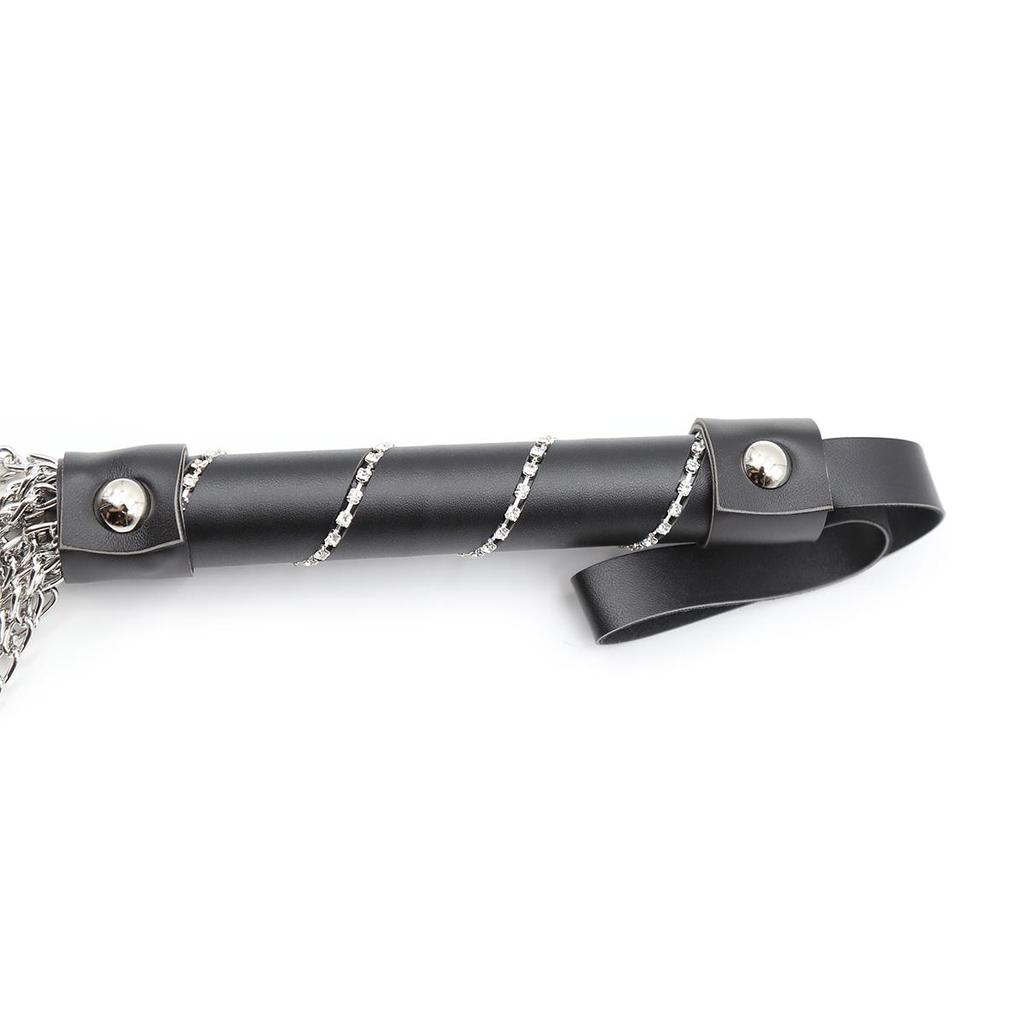 VaHppy Adult sexual games products Whip Slap SM BDSM Diamond handle Weighted Iron chain beard Tassel sex toys for Couple