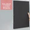 Yuanhao Černá karta A4 Ručně malovaný volný list Umělecký sešit - 8K DIY Grafiti Album s pevnou obálkou pro malování a skicování.