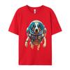 Funny Spacedog T Shirt Print Tops T Shirt Funny Cotton Unisexs Tshirts Hot Sale Tees Unisexs Designer Clothes