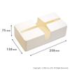 Lux Paper Towel Case Pick White 130mm Long X 247mm Wide X 78mm High Velcro for Wall Easy-to-remove (with Mounting)