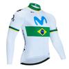 Movistar Autumn Cycling Jersey Set Ropa Ciclismo Spring Man Long Sleeve Bicycle Clothing MTB Jersey Bicicleta Maillot Culotte