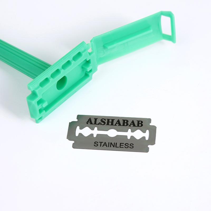 Disposable Double-Sided Manual Razor for Traditional Shaving