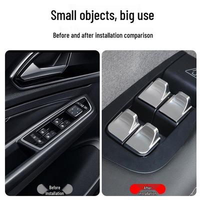 Tesla Model Y3 Window Door ABS Button Decorative Trim