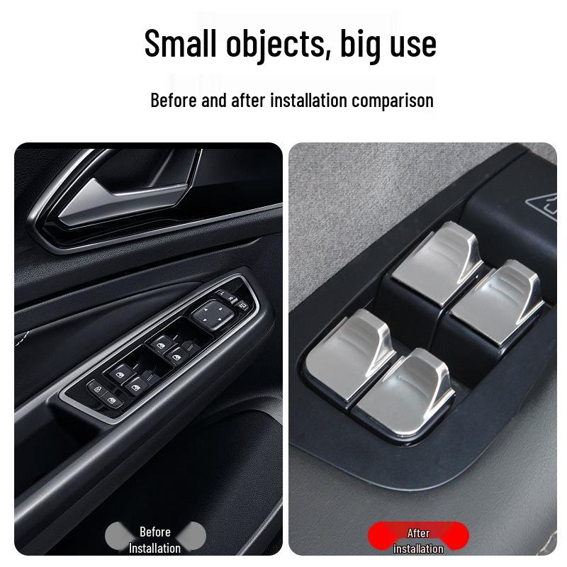Tesla Model Y3 Window Door ABS Button Decorative Trim