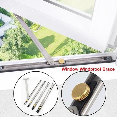 Stainless Steel Window Support Gusset Fixed Angle Controller Window Restrictor Hardware Brace Stopper Children Safety Lock