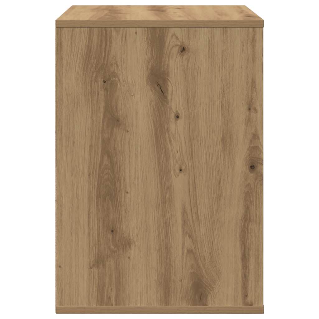 Vidaxl Komoda, Dąb Artisan, 40X41X58 Cm, Materiał Drewnopochodny
