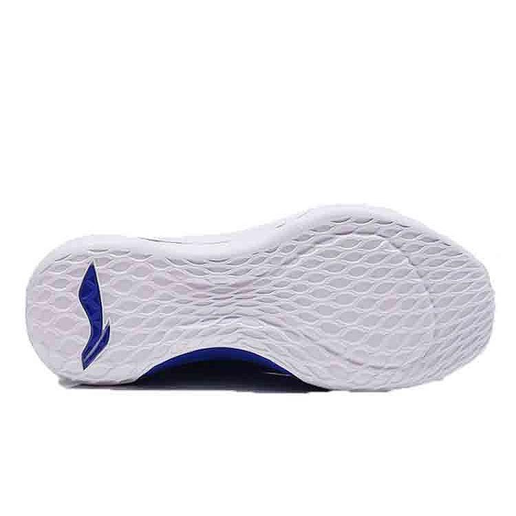 Li Ning SONIC 7 Slip Resistant Abrasion Resistant Mid top Basketball Shoes Men's Duke Blue ABAP019-7