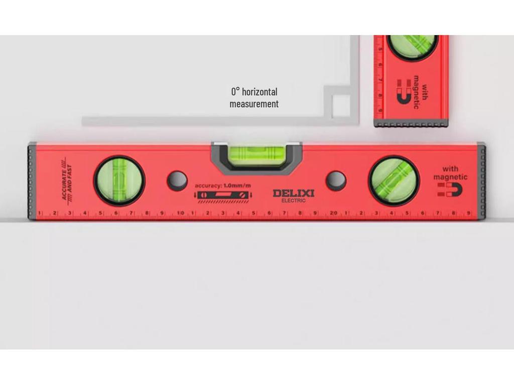 High Precision Mini Spirit Level with Strong Magnet and Aluminum Alloy