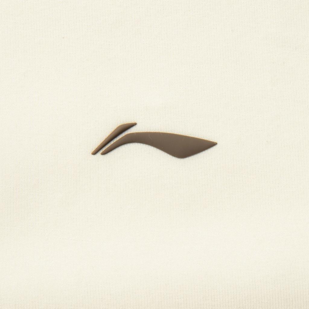 Li Ning Comfortable Simple Versatile Stand Collar Loose Solid Color Drop Shoulder Long Sleeve Sweatshirt Women Tops AWDV510-1