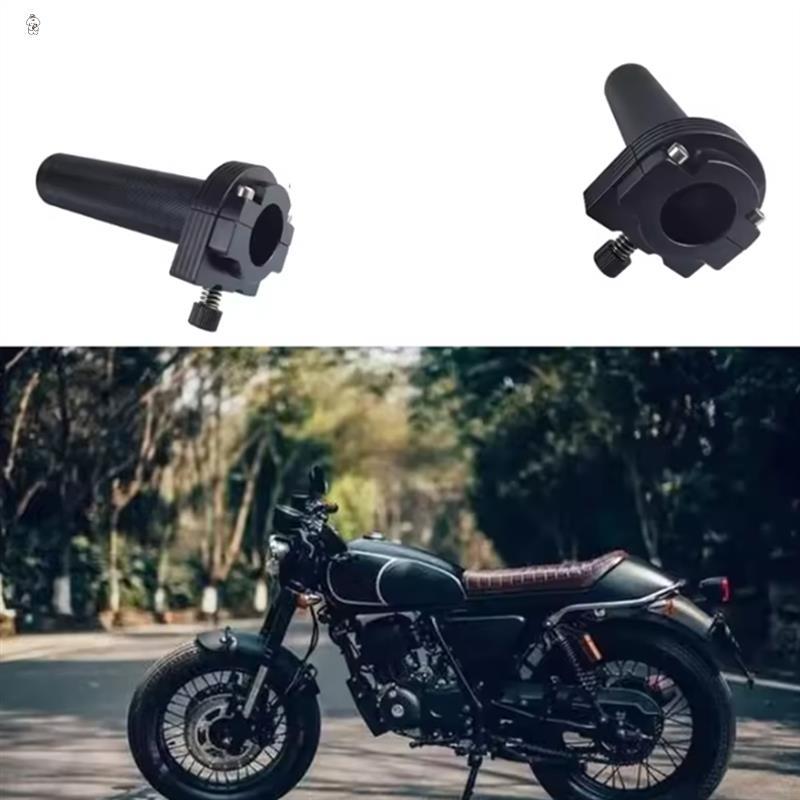 Motorcycle 1 Inch Handlebar Grips Black Throttle Grip 26Mm Hand Grip For 883 1200